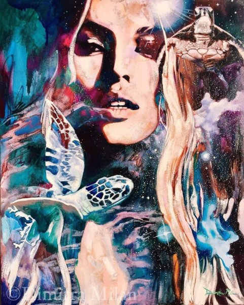 Димитра Милан художница картины