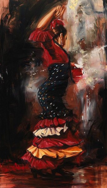 Андрей Атрошенко картины танцующих фламенко