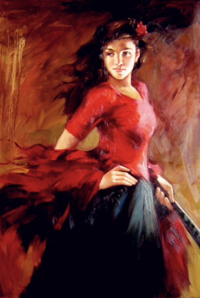 Фламенко испанского художника