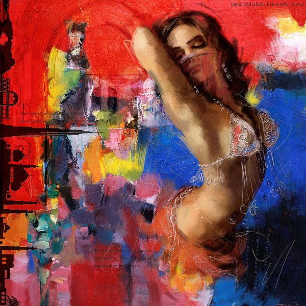 Танцовщица беллиданс арт
