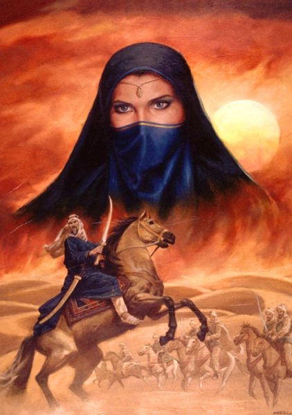 Арабская живопись пустыня