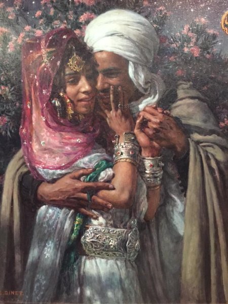 Картины художника Dinet Etienne.