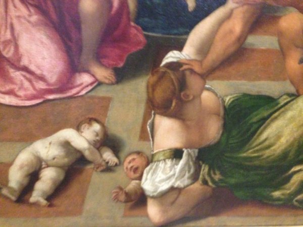 Младенцы на картинах эпохи Ренессанса