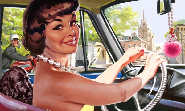 Пин ап художник Валерий Барыкин