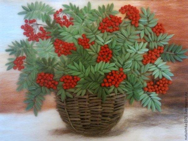 Поделки из рябины
