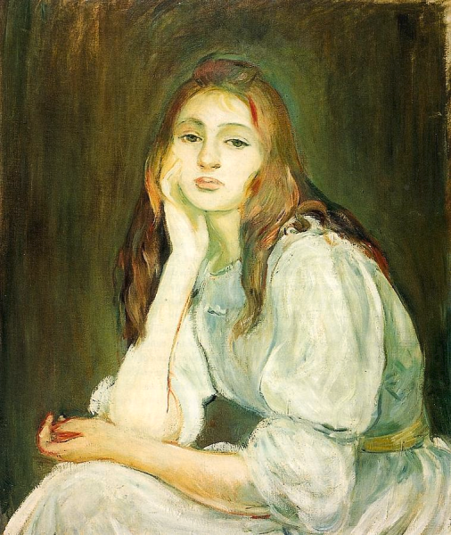 Берта Моризо дама за туалетом