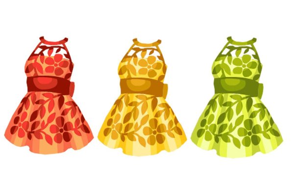 Платье мультяшное