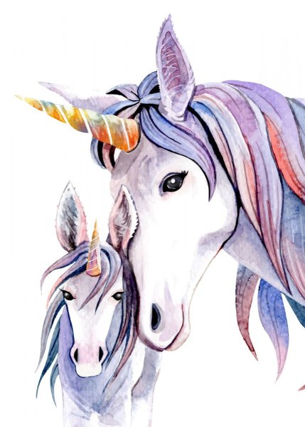 Акварельных Единороги