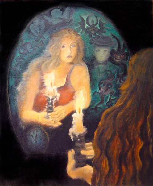 Девушки гадают картина