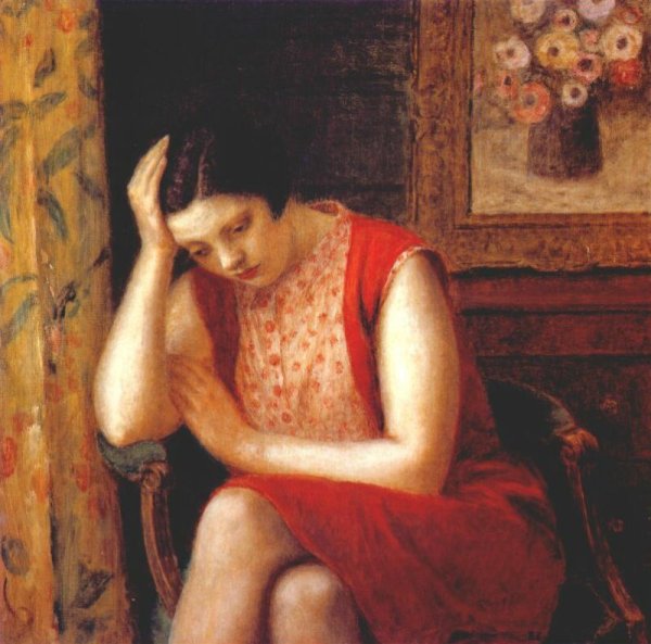 Задумчивость живопись