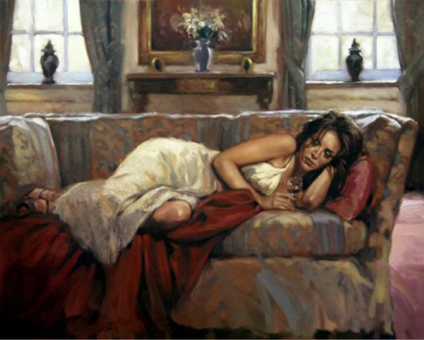 Марк Спейн картины на диване