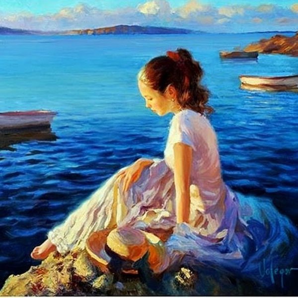 Картины Владимира Волегова море