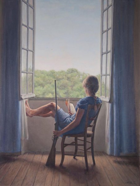 Alex Russell Flint художник