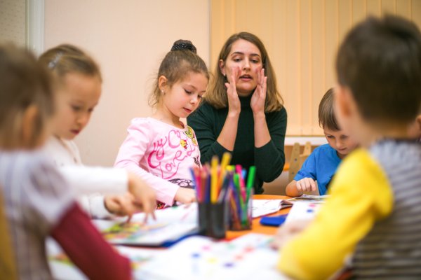 Групповые занятия с логопедом