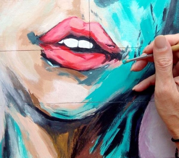 Поп арт акрилом