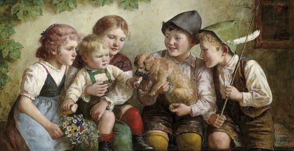 Австрийский художник Edmund Adler (1876-1965)