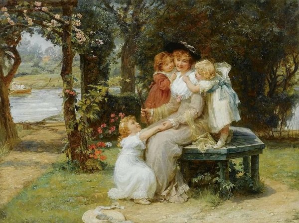 Художник Фредерик Морган (1847 - 1927).