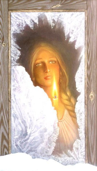 Художник Даниэль Герхартц (Daniel Gerhartz) мать и дитя