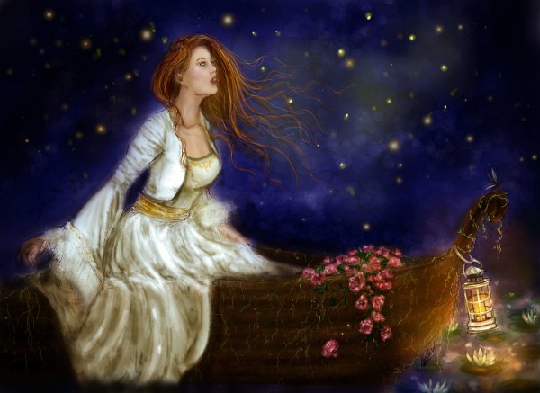 Девушка ночь фэнтези