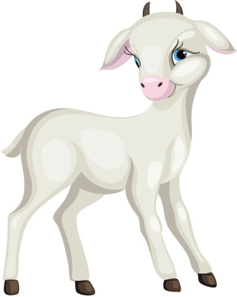 Козлёнок мультяшный