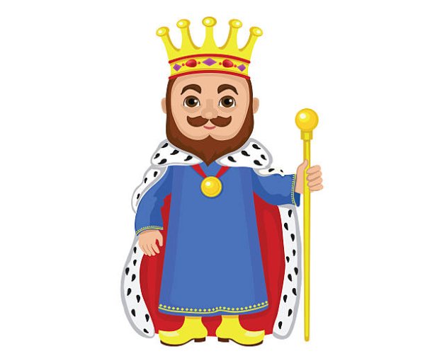 Мультяшный мальчик с короной