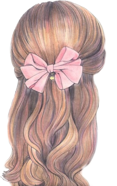 Мультяшная девочка в платье