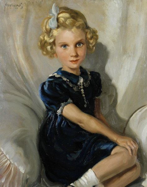 Мультяшные девочки с бантиками