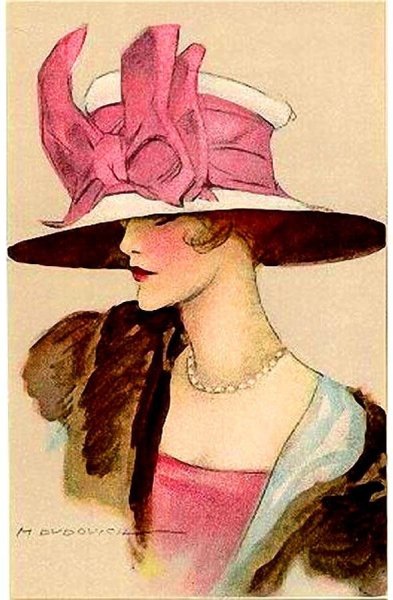 Туфли с бантиком акварелью