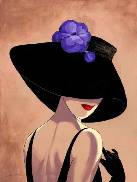 Девочка спиной