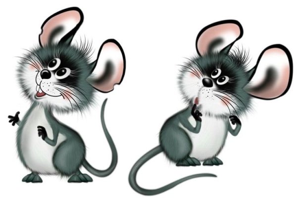 Мышонок рисунок