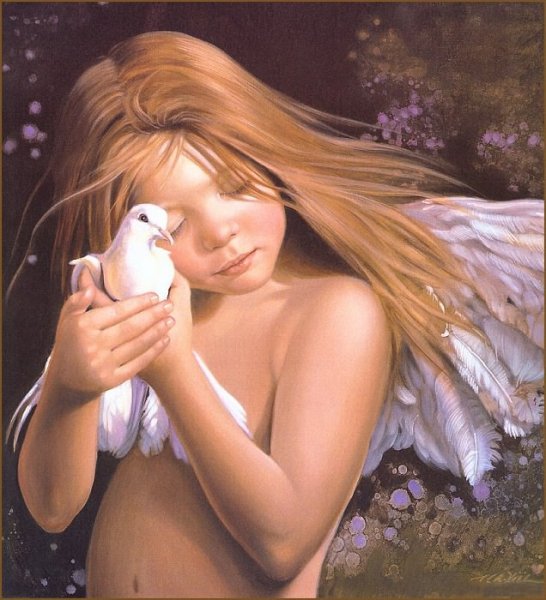 Ангелы живопись Нэнси Ноэль