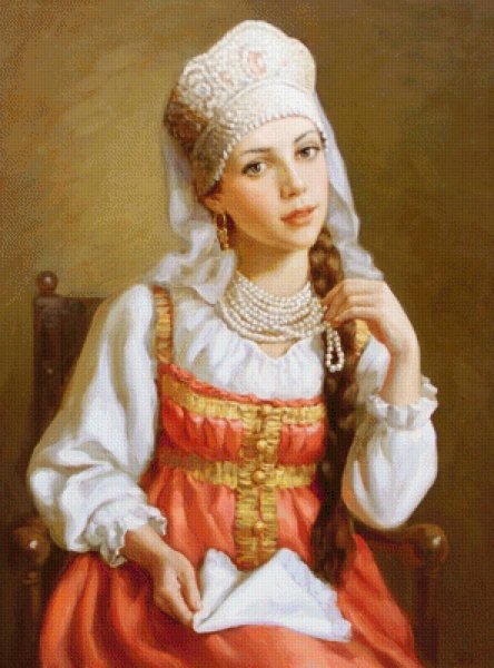 Владислав Нагорнов портрет в кокошнике