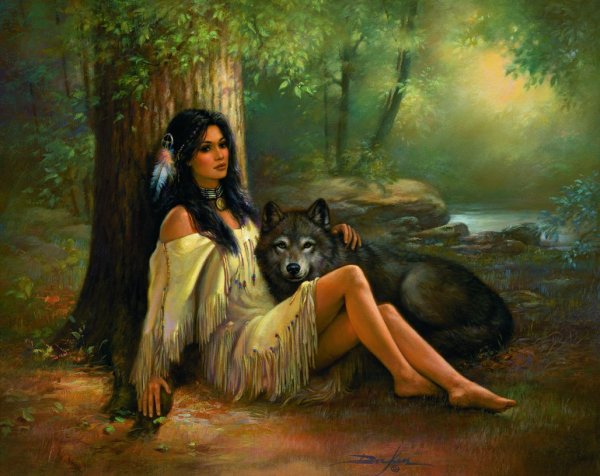 Художник Russ Docken индейцы