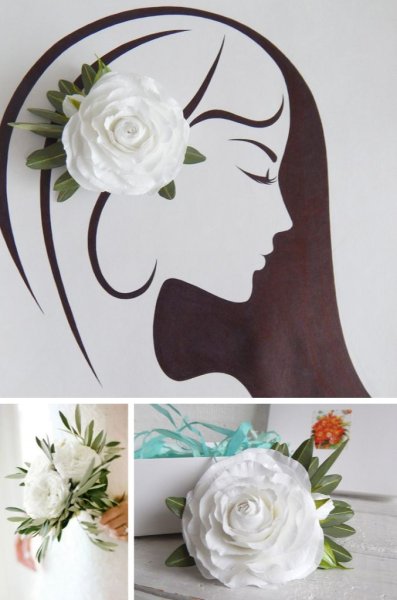 Панно девушка с цветами из фоамирана