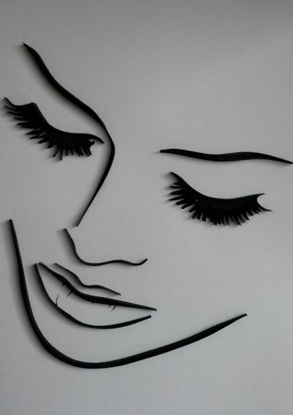 Трафарет лица