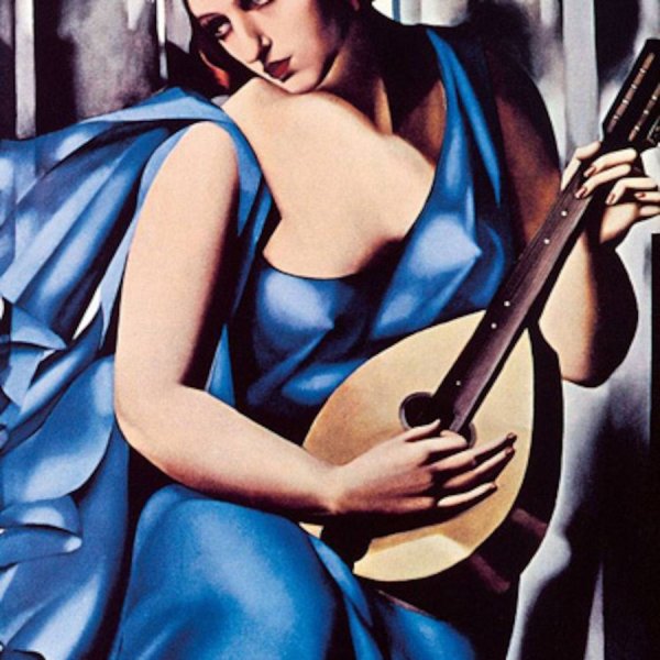 Домра в живописи