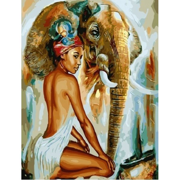 Картины африканских художников женщины