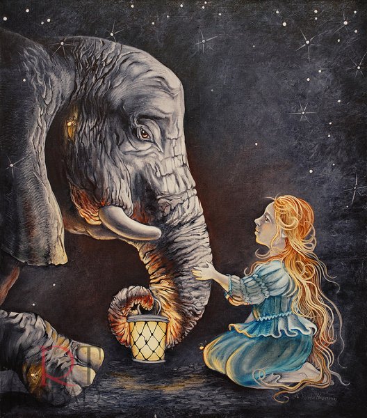 Картина Надежда Ильина слон