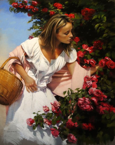 Художник Луи Мария де Шривер / Louis Marie de Schryver (1862-1942).