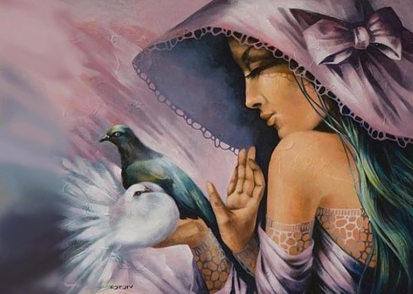 Набор вышивки крестом "девушка Востока"