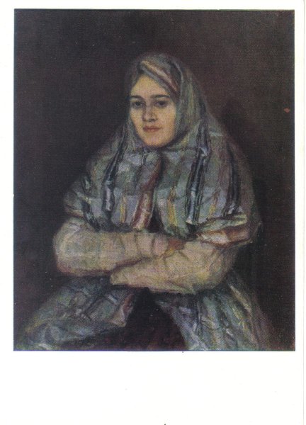 Сибирская красавица (портрет е. а. Рачковской) Суриков