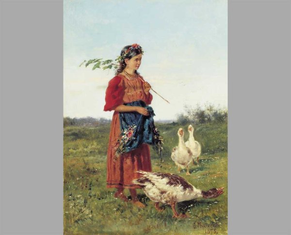 Владимир Егорович Маковский бытовой Жанр