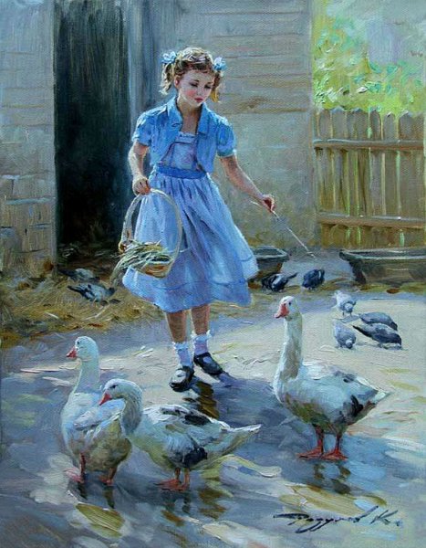 Константин Разумов художник картины дети