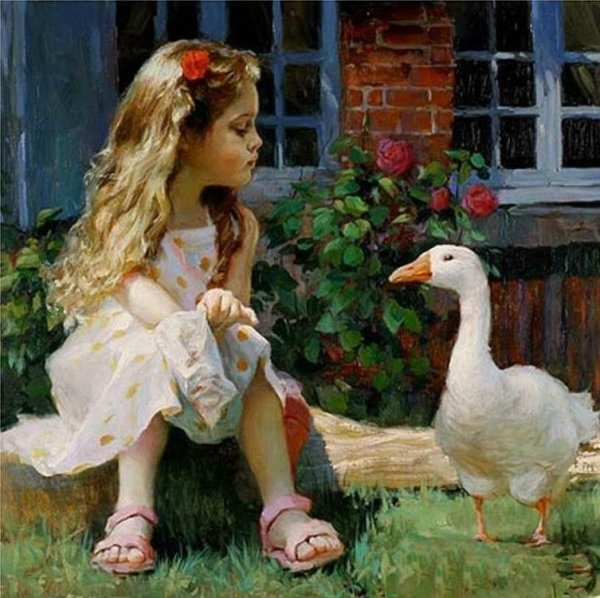 Волшебные дети художника Владимира Волегова