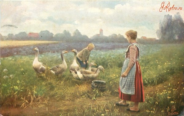 Пастушка гусей