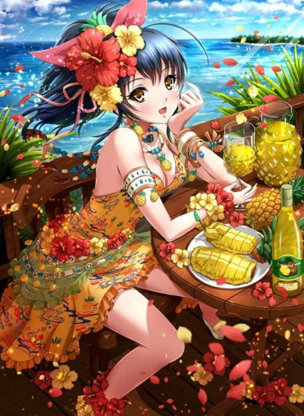 Манго в руке