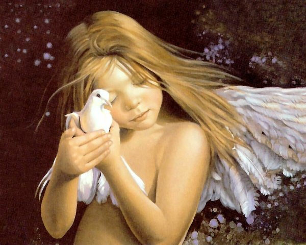 Ангелы живопись Нэнси Ноэль
