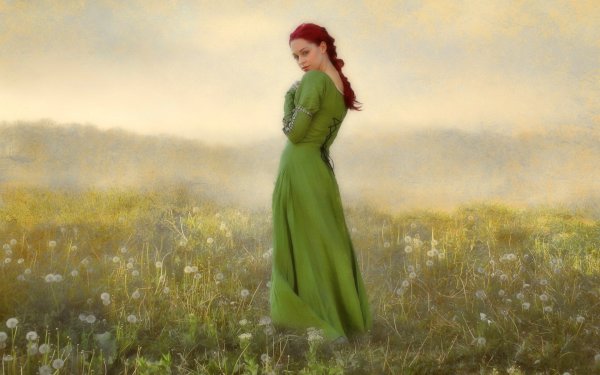 Фотосессия с зелеными листьями