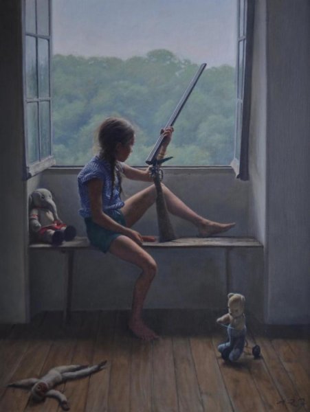 Художник-реалист. Alex Russell Flint
