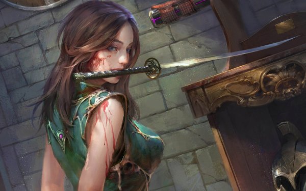 Фэнтези девушки с оружием